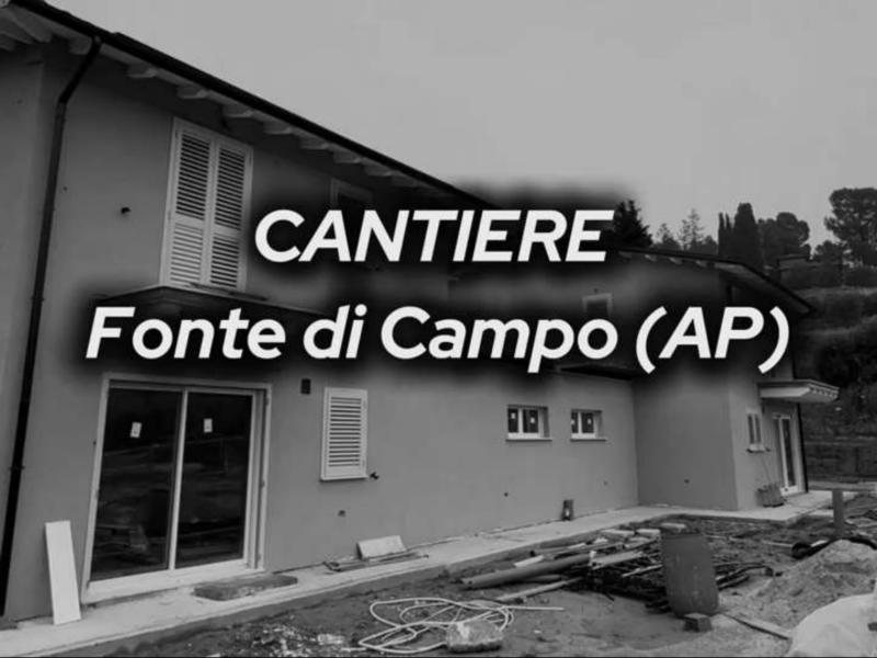 Edilizia: Cantiere a Fonte di Campo (AP): il lavoro raccontato in video