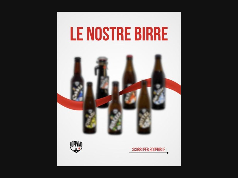 Birrificio artigianale: Birrificio Hoppymo: caroselli e contenuti per le birre